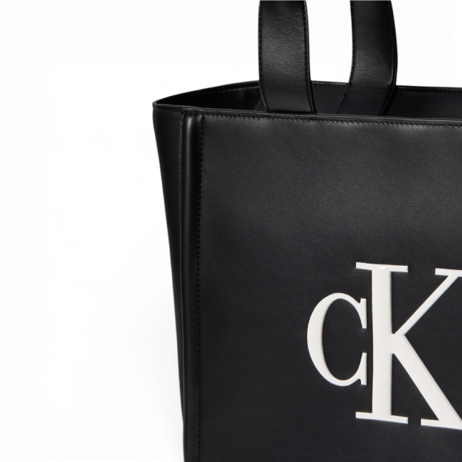 RAISED CK MEDIUM TOTE