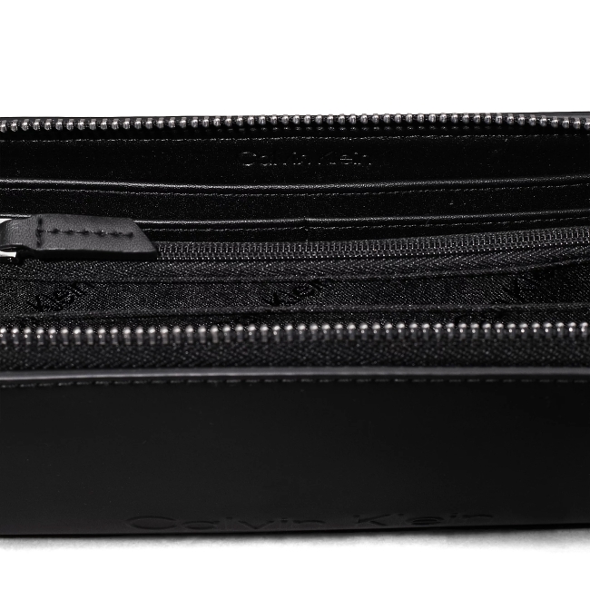 EMBOSSED LOGO ZIP LG WALLET