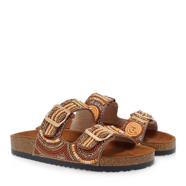 EXE FLAT SANDALS