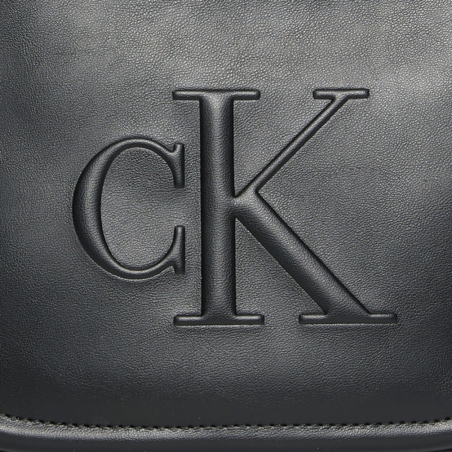 RAISED CK SMALL TOTE WITH STRA