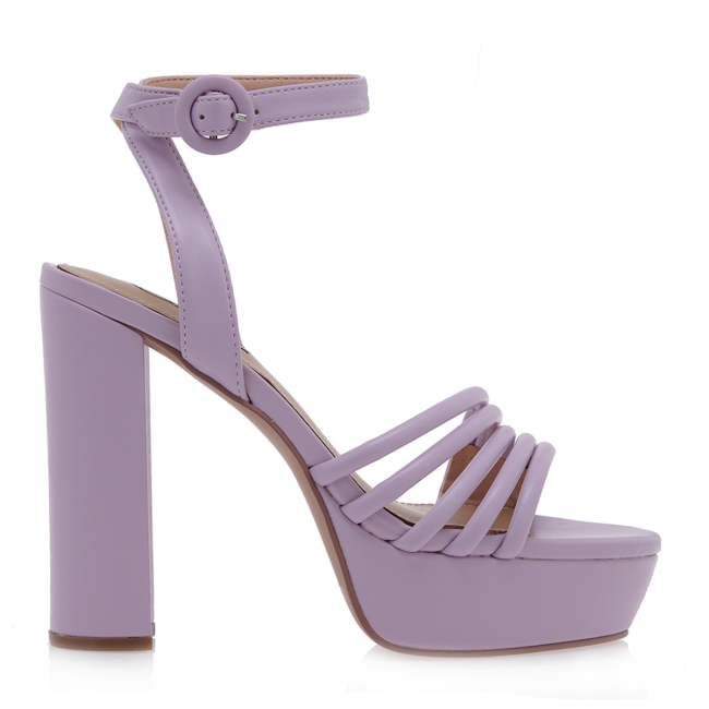 EXE HEELED SANDALS