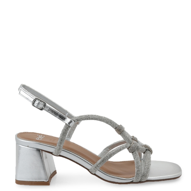 EXE HEELED SANDALS