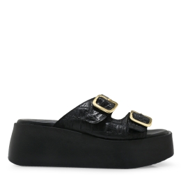 LEATHER FLATFORMS