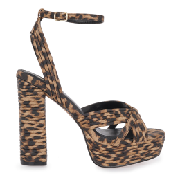 EXE HEELED SANDALS