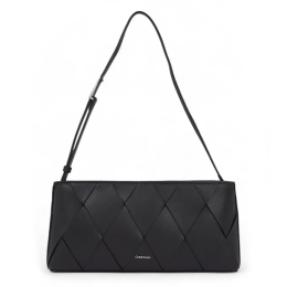 CK WOVEN ELONGATED SHOULDER BA