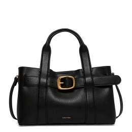 BUCKLE MINI TOTE WITH STRAP