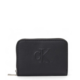 SCULPTED MED ZIP AROUND WALLET