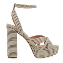 EXE HEELED SANDALS