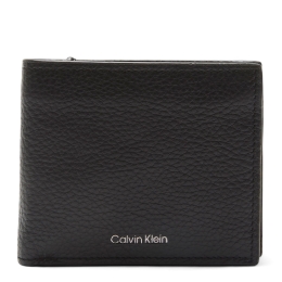 CK LEATHER BILLFOLD W ZIP COIN