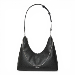 EMBLEM HW PEBBLE TOP ZIP HOBO