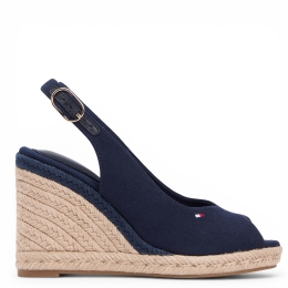 FLAG HIGH WEDGE ESPAD SLINGBAC