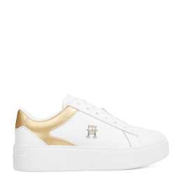 TH PLATFORM COURT SNEAKER GLD