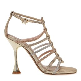 EXE HEELED SANDALS