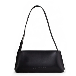 EMBOSSED LOGO SHOULDER BAG
