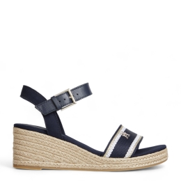 WEBBING WEDGE SANDAL