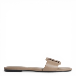 SQUARE FLAT SANDAL EMBLEM