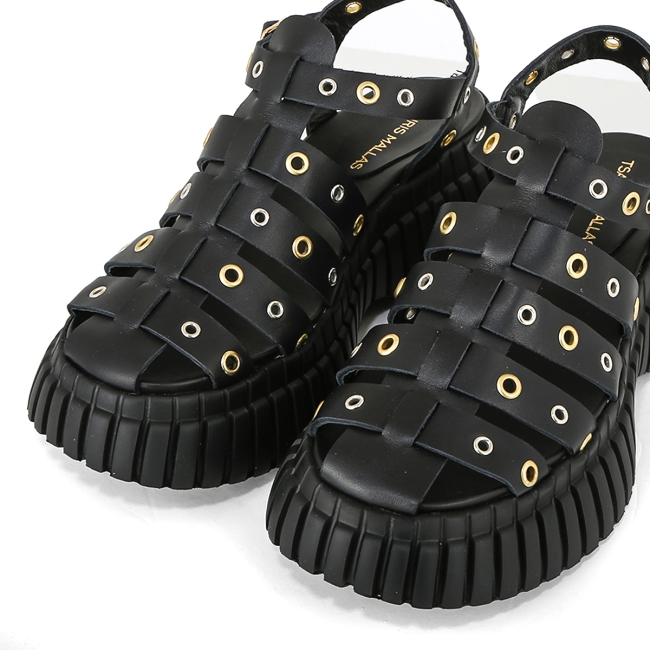 LEATHER FLATFORMS