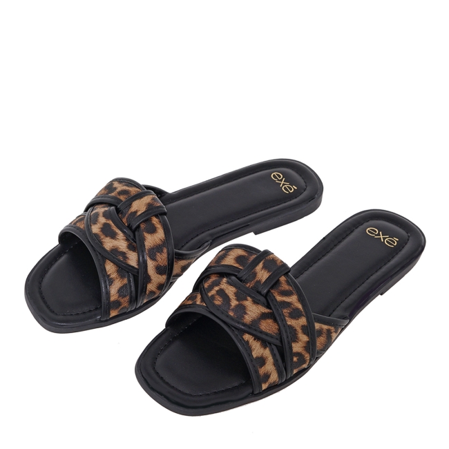EXE FLAT SANDALS