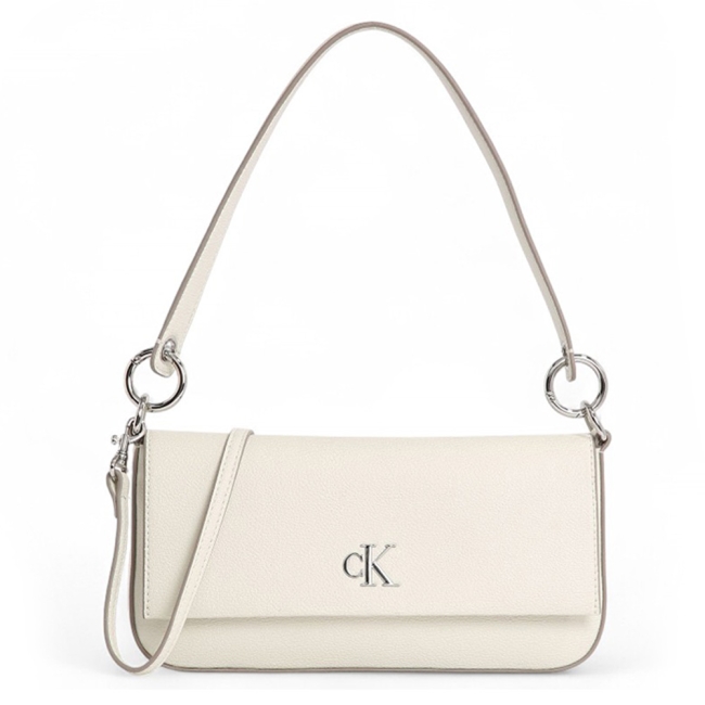 MINIMAL MONOGRAM SHOULDER POUC