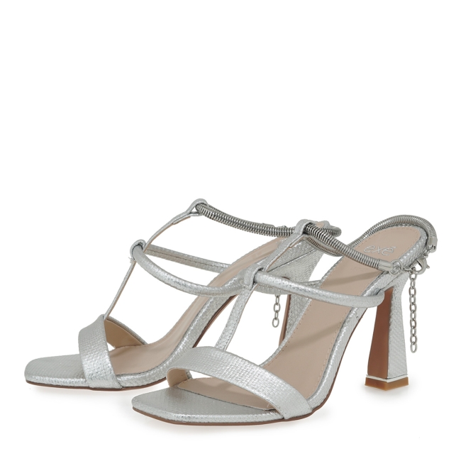 EXE HEELED SANDALS