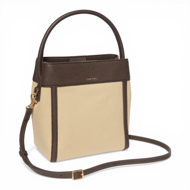 CK CANVAS BUCKET WITH STRAP