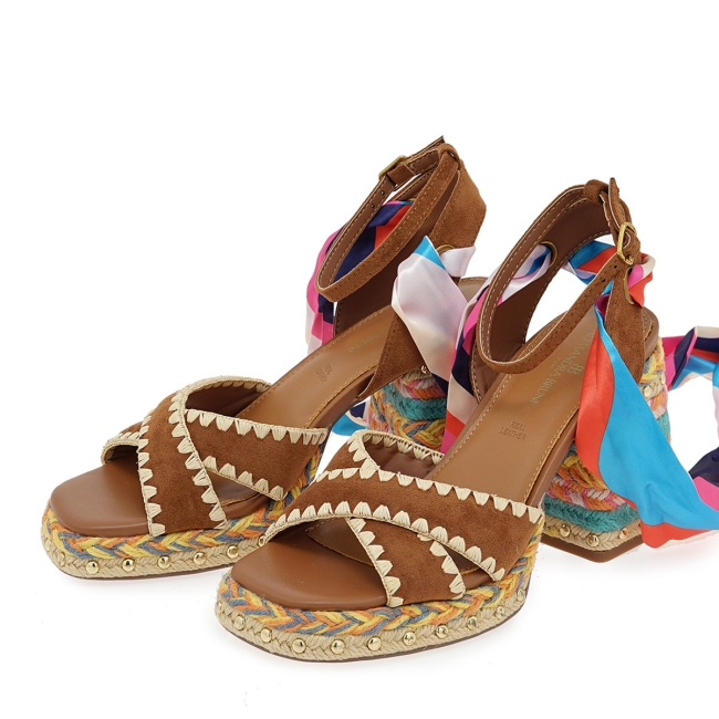 ALESSANDRA BRUNI HEELED SANDALS