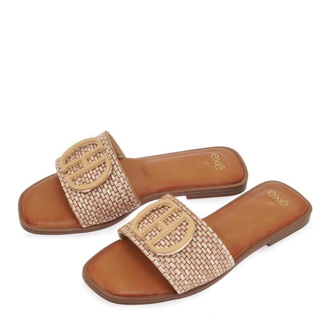 EXE FLAT SANDALS