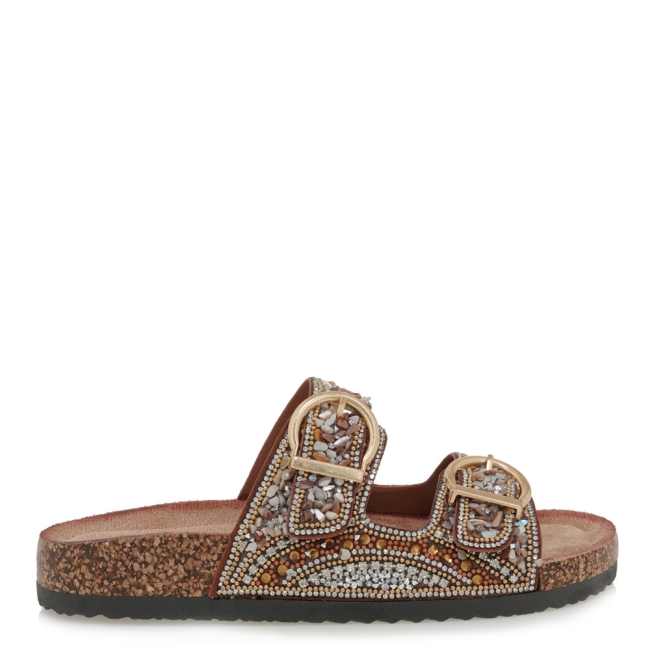 EXE FLAT SANDALS