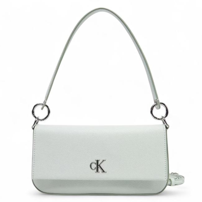 MINIMAL MONOGRAM SHOULDER POUC