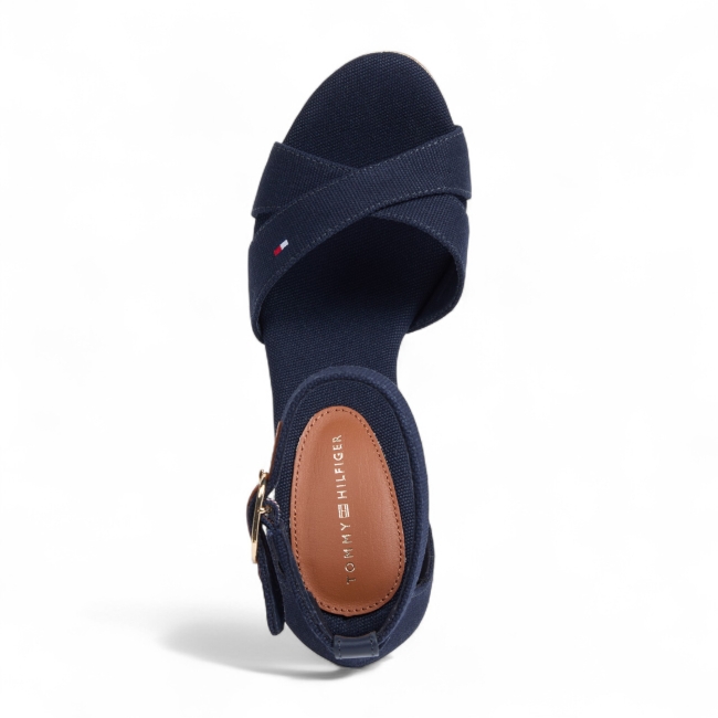 FLAG HIGH WEDGE ESPAD CRISSCRO