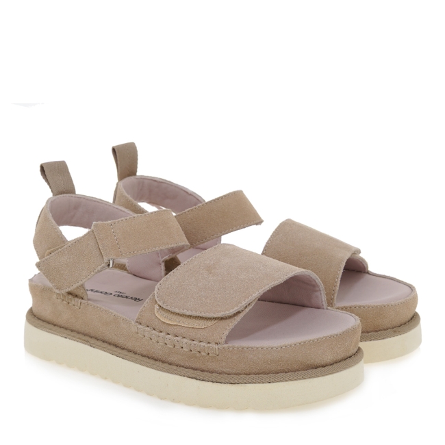 RENATO GARINI LEATHER FLATFORMS