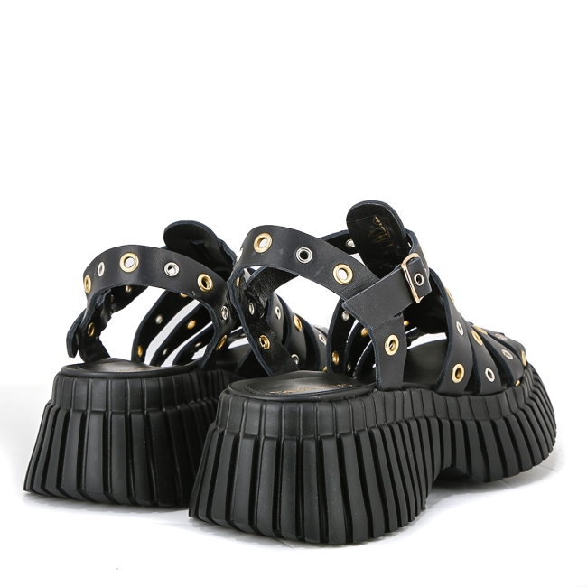 LEATHER FLATFORMS