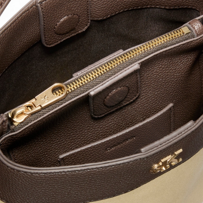 CK CANVAS BUCKET WITH STRAP