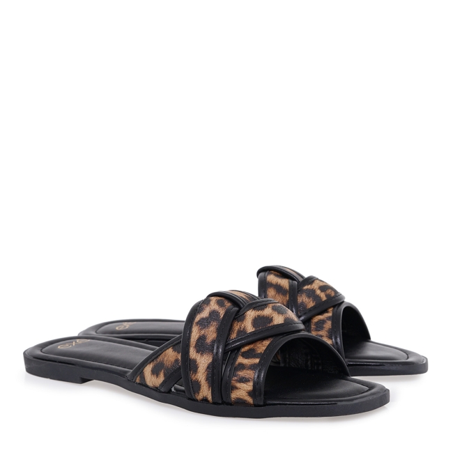 EXE FLAT SANDALS