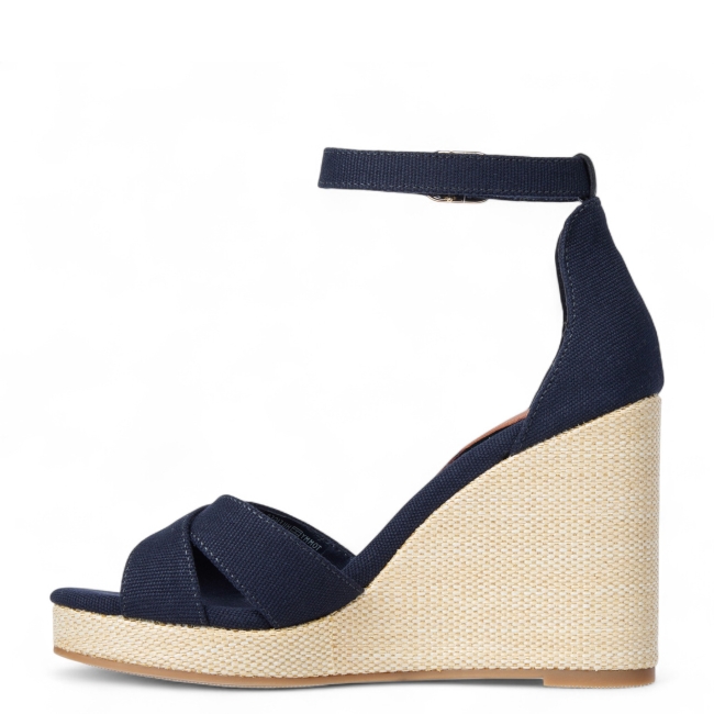 FLAG HIGH WEDGE ESPAD CRISSCRO