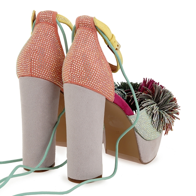 CARLA CORTEZ HEELED SANDALS