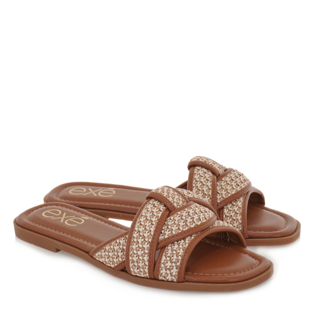 EXE FLAT SANDALS