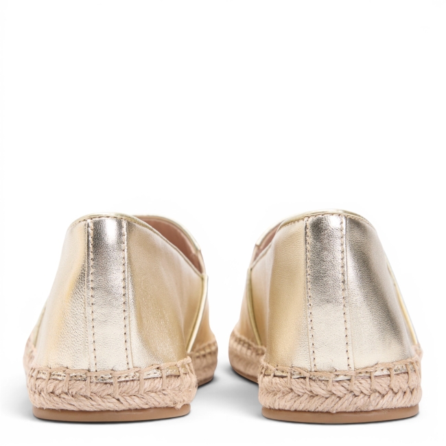 TH LOGO GOLD ESPADRILLE