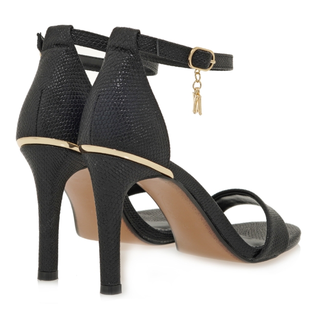 EXE HEELED SANDALS