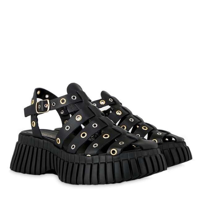 LEATHER FLATFORMS