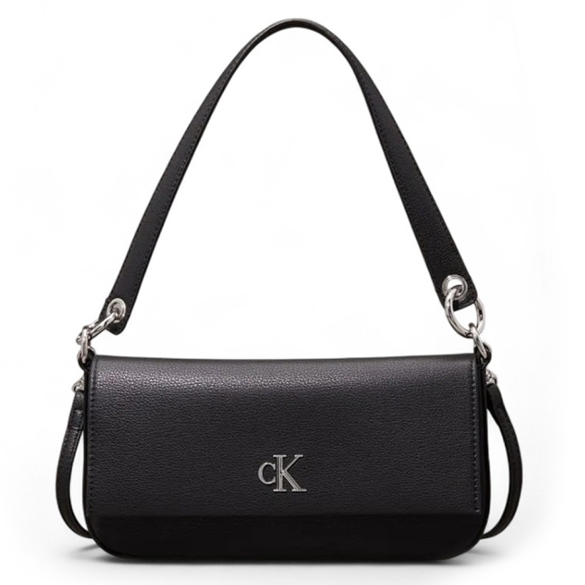 MINIMAL MONOGRAM SHOULDER POUC