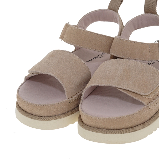 RENATO GARINI LEATHER FLATFORMS
