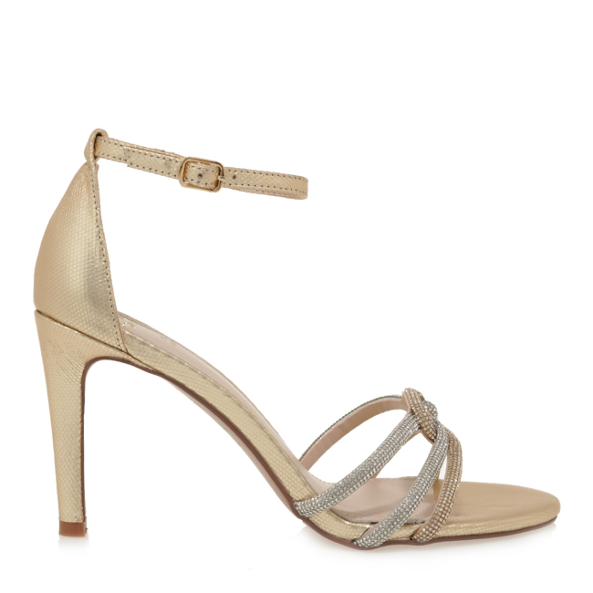 EXE HEELED SANDALS