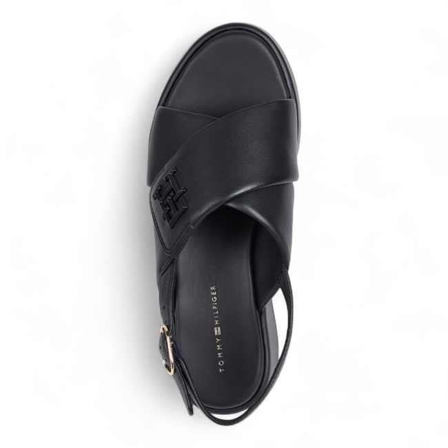 TH LOGO HW PADDED LEATHER SAND