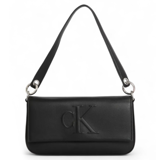 SCULPTED FLAP SHOULDER POUCH25