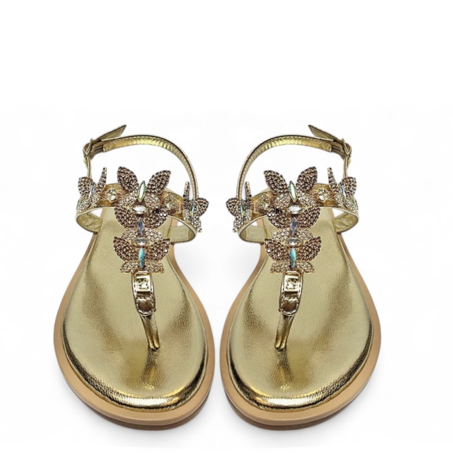 EXE FLAT SANDALS