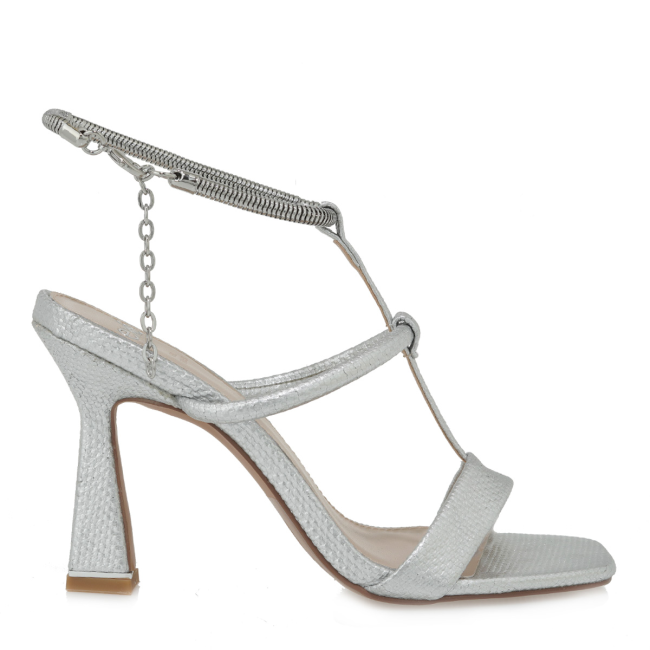 EXE HEELED SANDALS