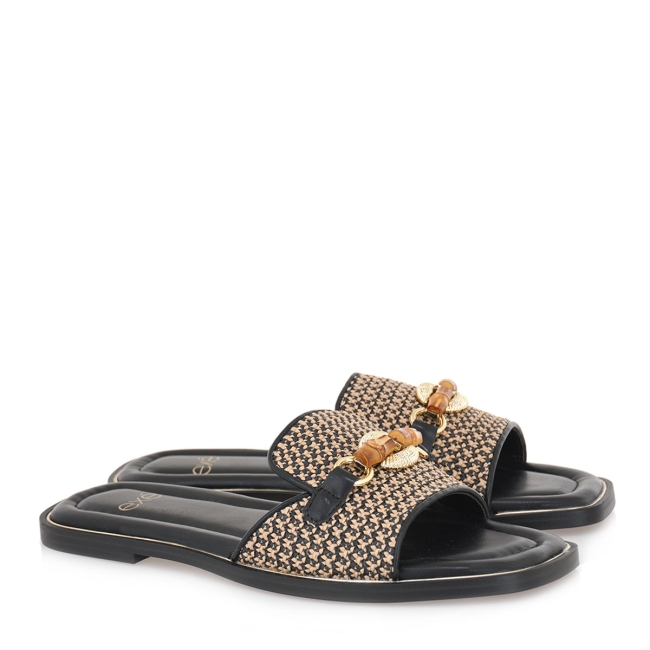 EXE FLAT SANDALS