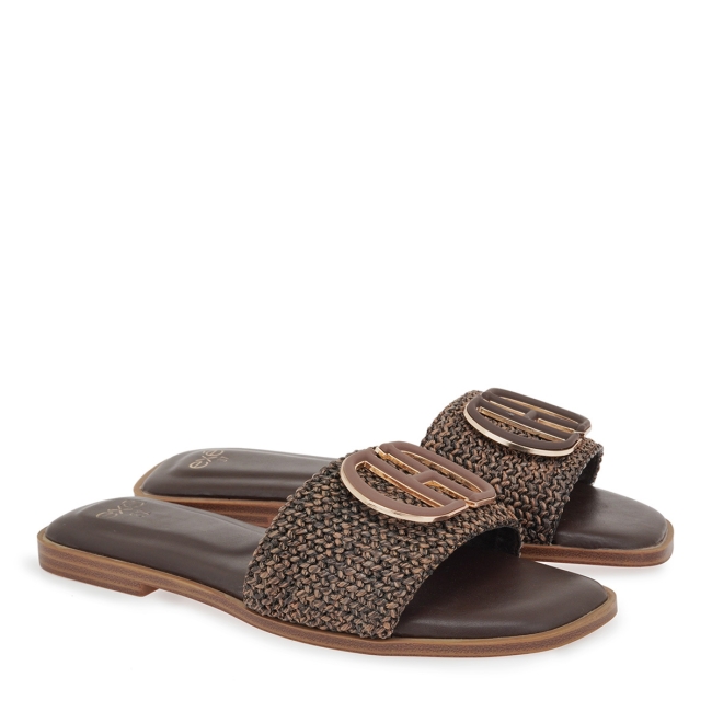 EXE FLAT SANDALS