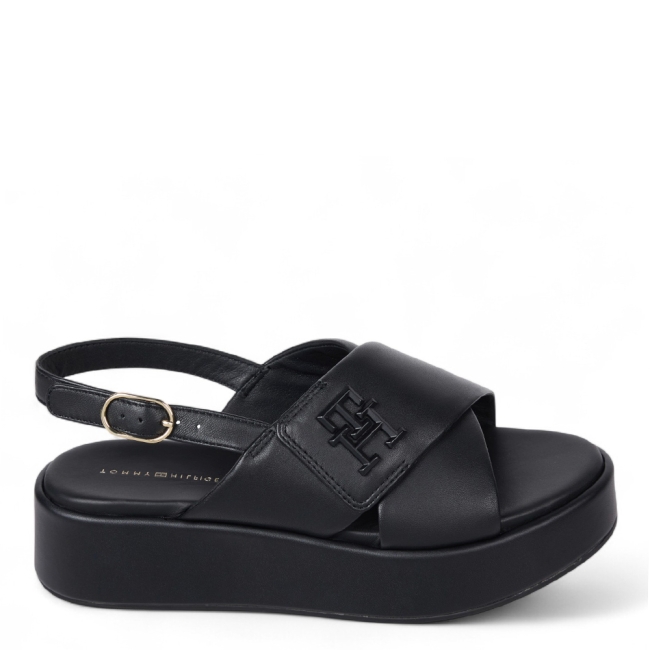TH LOGO HW PADDED LEATHER SAND